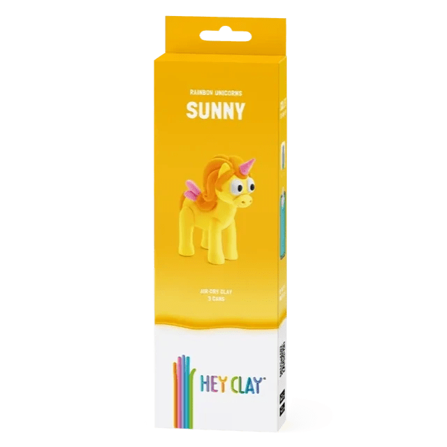 HEY CLAY Unicorn Claymates Sunny (3 Cans) - Loaded Dice