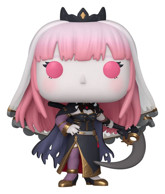 hololive Funko POP! Animation Mori Calliope vinyl figure with pink hair, veil and scythe
