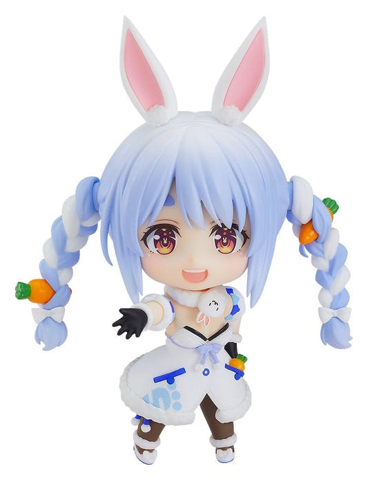Good Smile Company Nendoroid Usada Pekora from hololive with bunny ears and carrot-trimmed braids