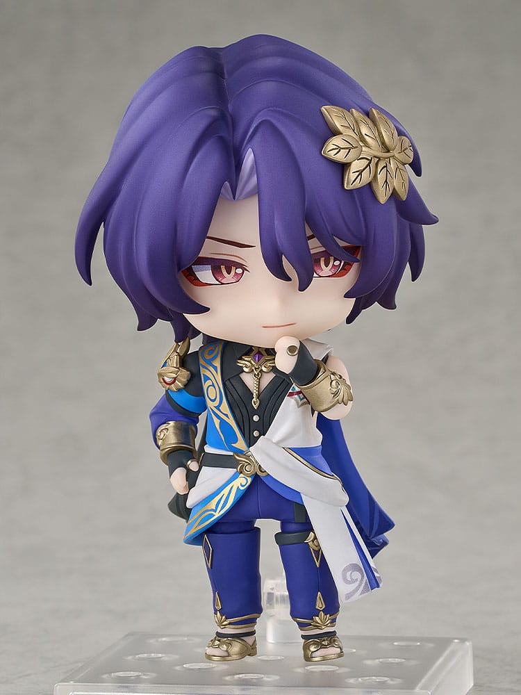 Dr. Ratio Nendoroid with closed-eyes faceplate, standing front view