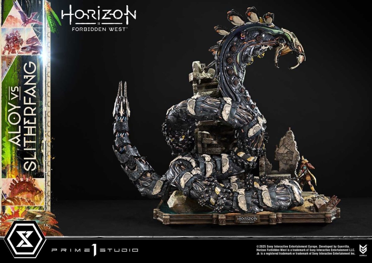 Horizon Forbidden West Ultimate Diorama Masterline Series Statue Aloy vs. The Slitherfang 82cm - Loaded Dice