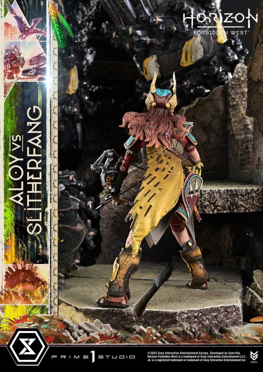 Horizon Forbidden West Ultimate Diorama Masterline Series Statue Aloy vs. The Slitherfang 82cm - Loaded Dice