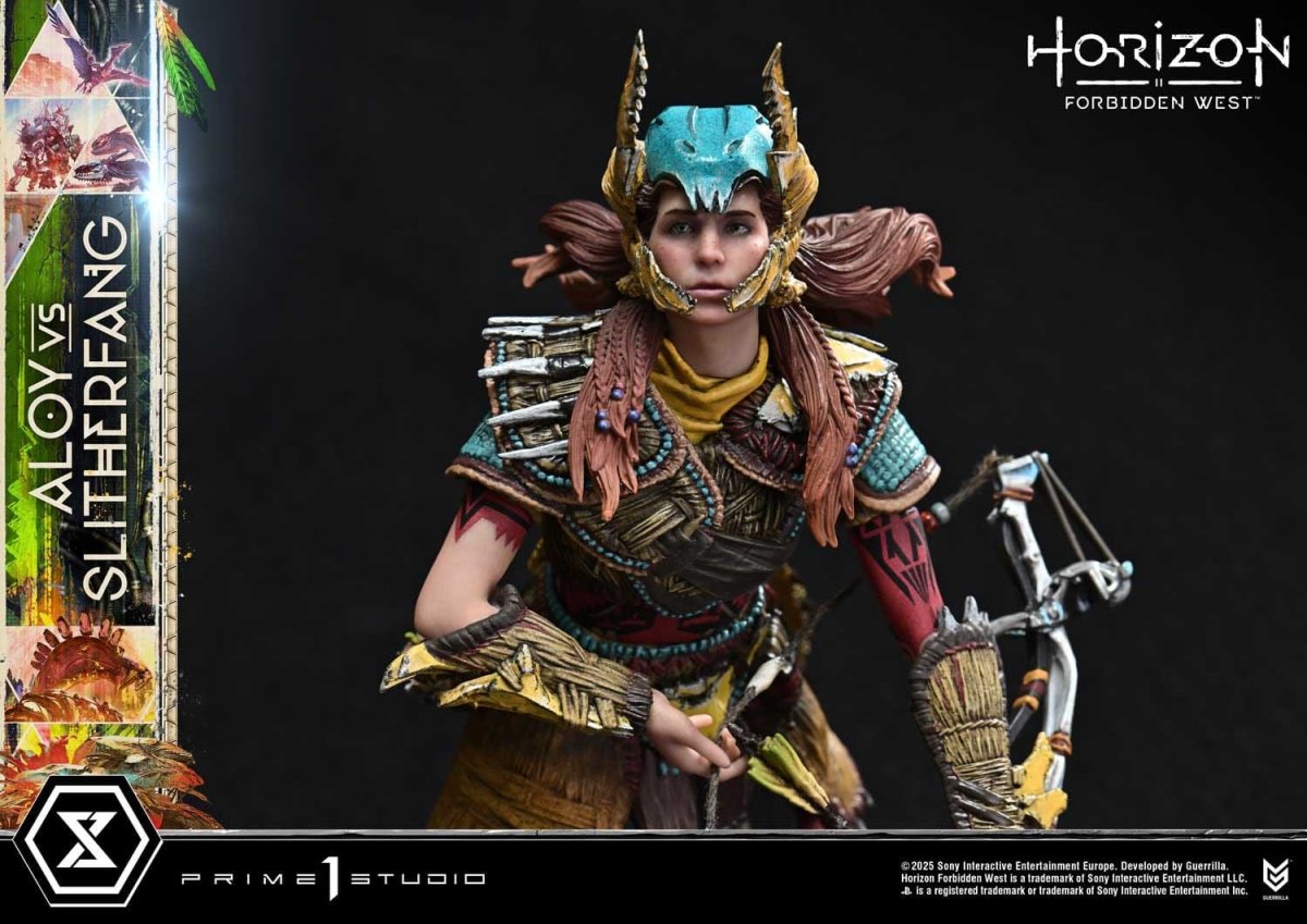 Horizon Forbidden West Ultimate Diorama Masterline Series Statue Aloy vs. The Slitherfang 82cm - Loaded Dice