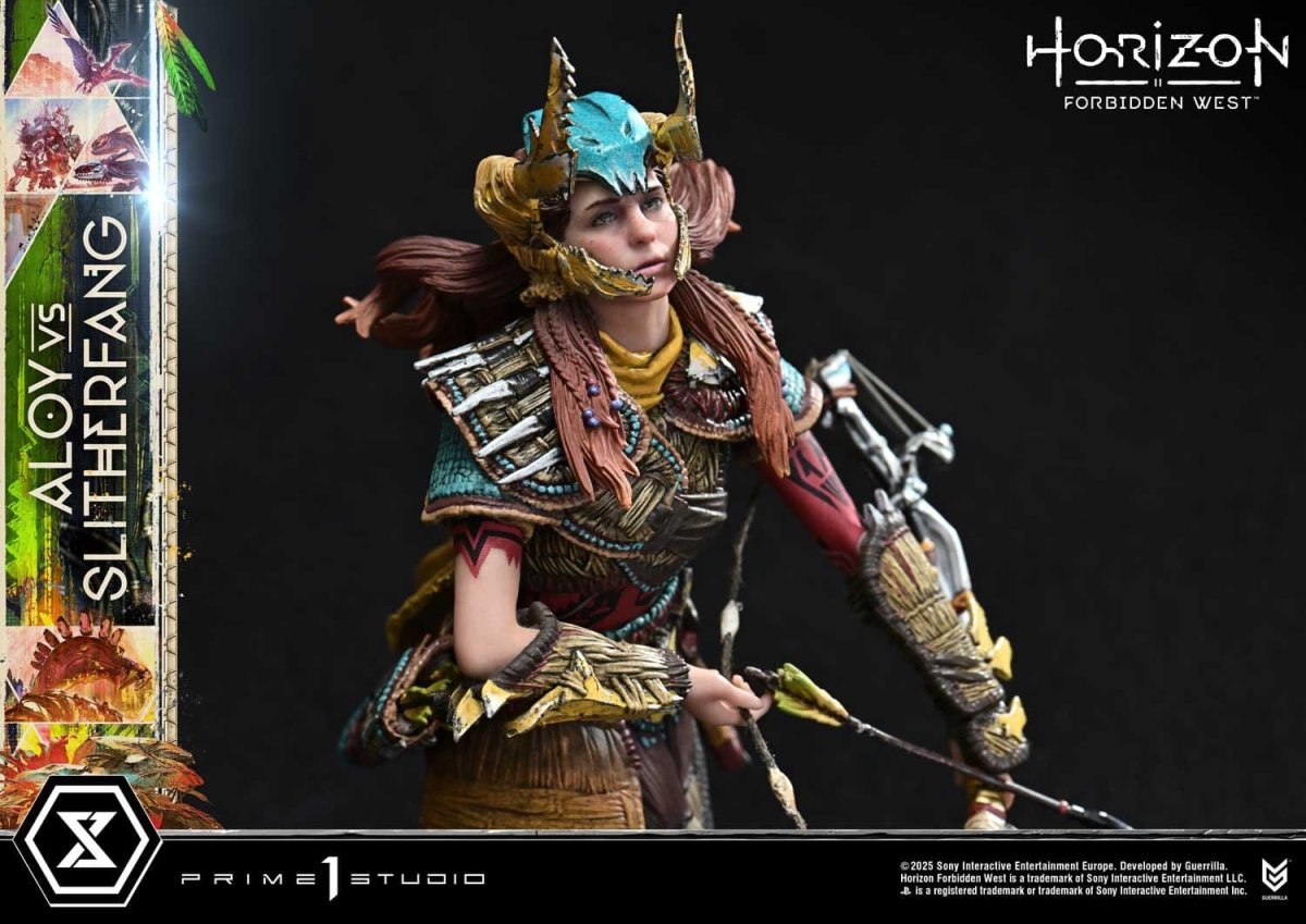 Horizon Forbidden West Ultimate Diorama Masterline Series Statue Aloy vs. The Slitherfang 82cm - Loaded Dice