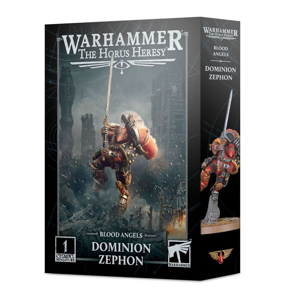 Warhammer: The Horus Heresy Blood Angels Dominion Zephon box front, Games Workshop