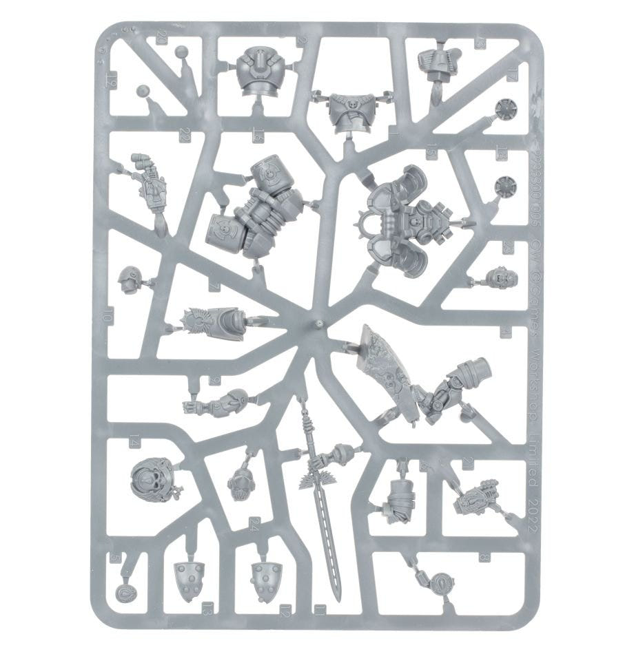 Blood Angels Dominion Zephon unpainted plastic sprue, frame 1 of 1