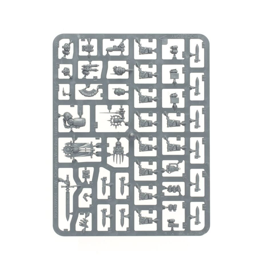 Horus Heresy Legiones Astartes Combat Force unpainted plastic sprue, frame 8 of 10