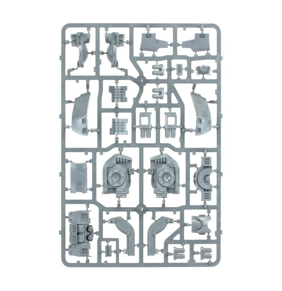 Horus Heresy Legiones Astartes Combat Force unpainted plastic sprue, frame 2 of 10
