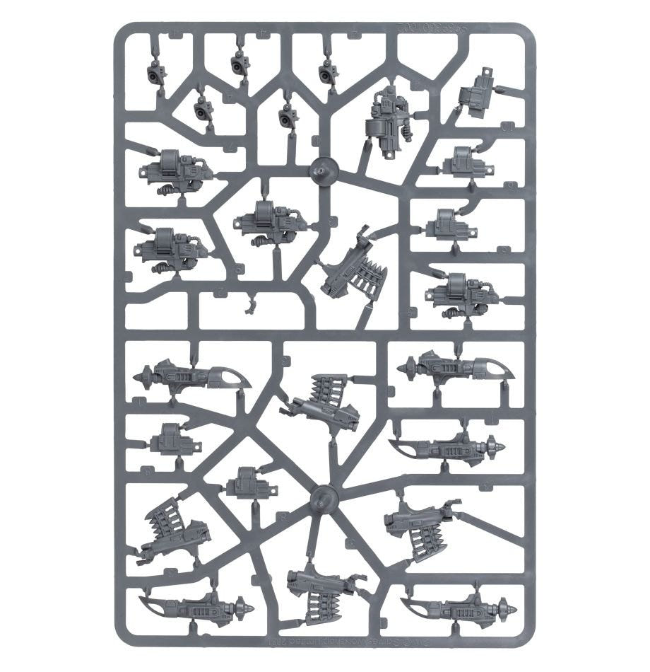 Horus Heresy Legiones Astartes Combat Force unpainted plastic sprue, frame 9 of 10