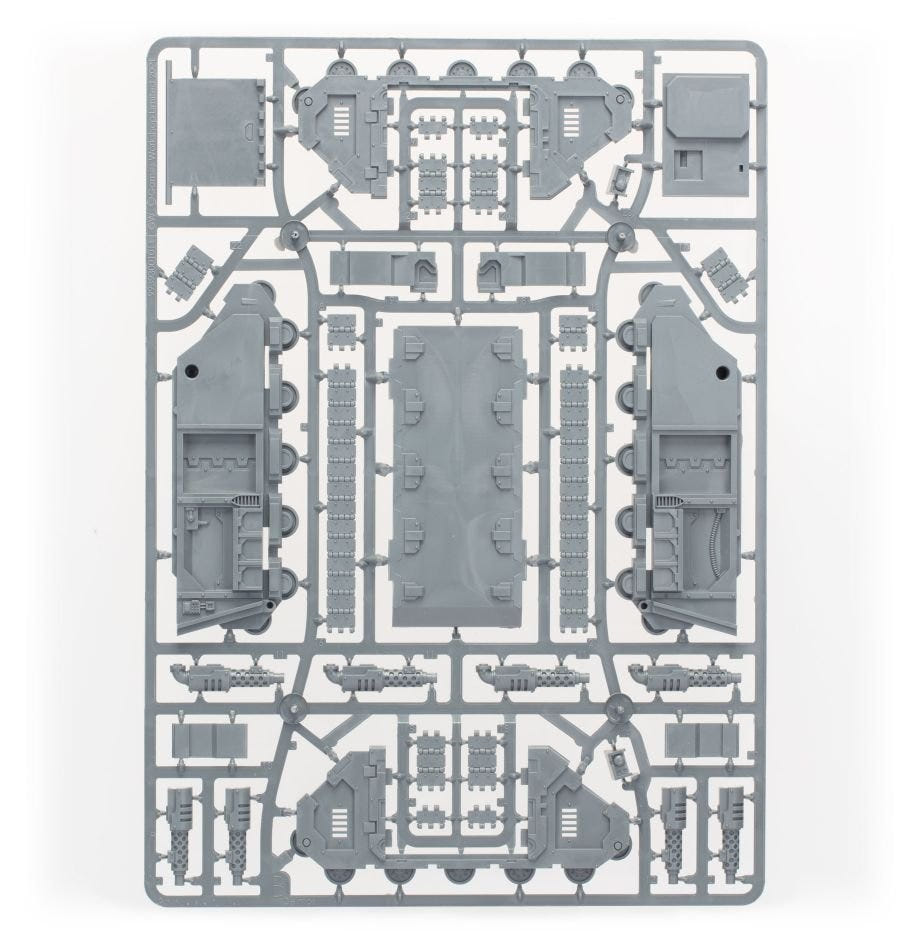 Horus Heresy Legiones Astartes Combat Force unpainted plastic sprue, frame 4 of 10