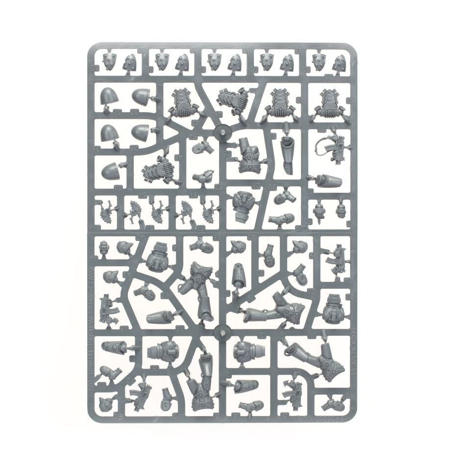 Horus Heresy Legiones Astartes Combat Force unpainted plastic sprue, frame 7 of 10