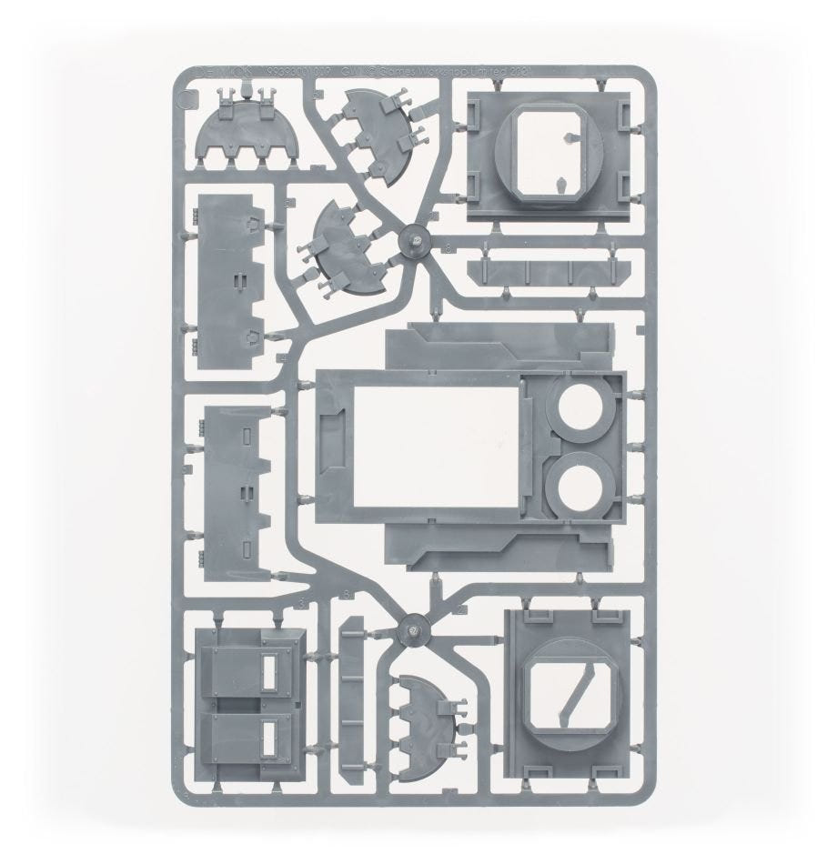 Horus Heresy Legiones Astartes Combat Force unpainted plastic sprue, frame 5 of 10