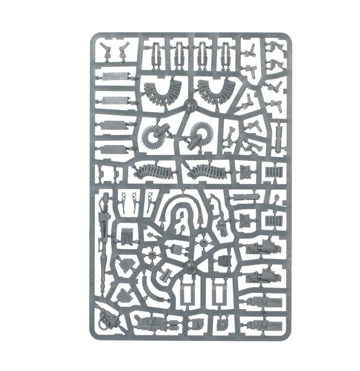 Horus Heresy Mechanicum Combat Force unpainted plastic sprue, frame 4 of 7