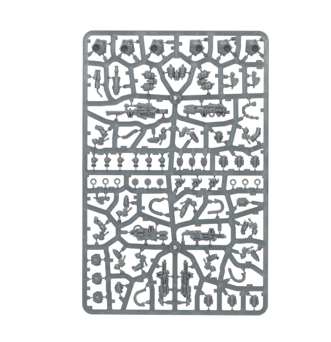 Horus Heresy Mechanicum Combat Force unpainted plastic sprue, frame 6 of 7