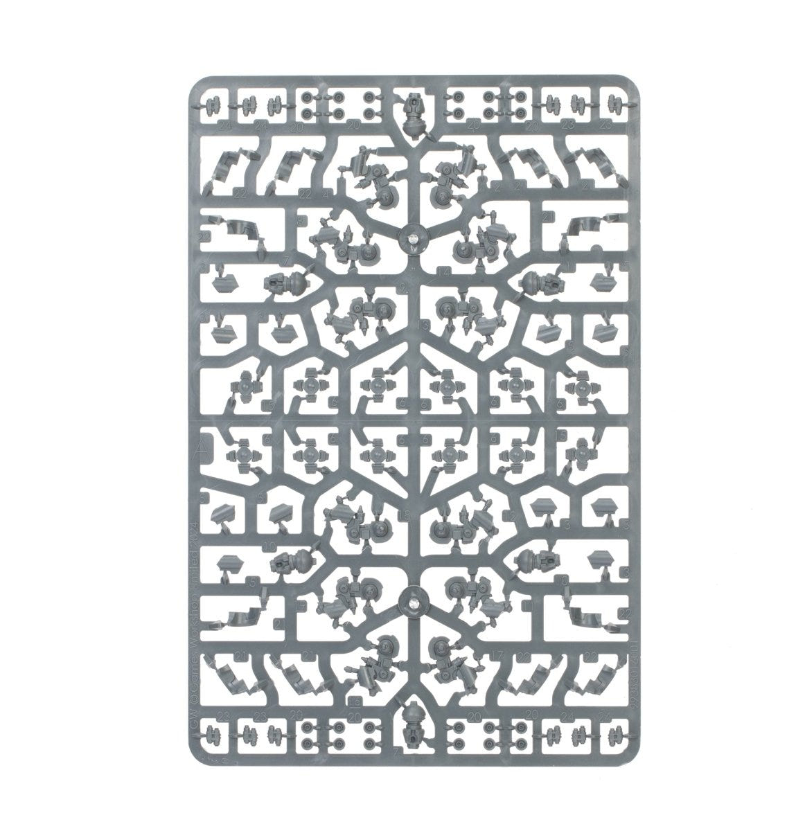 Horus Heresy Mechanicum Combat Force unpainted plastic sprue, frame 7 of 7
