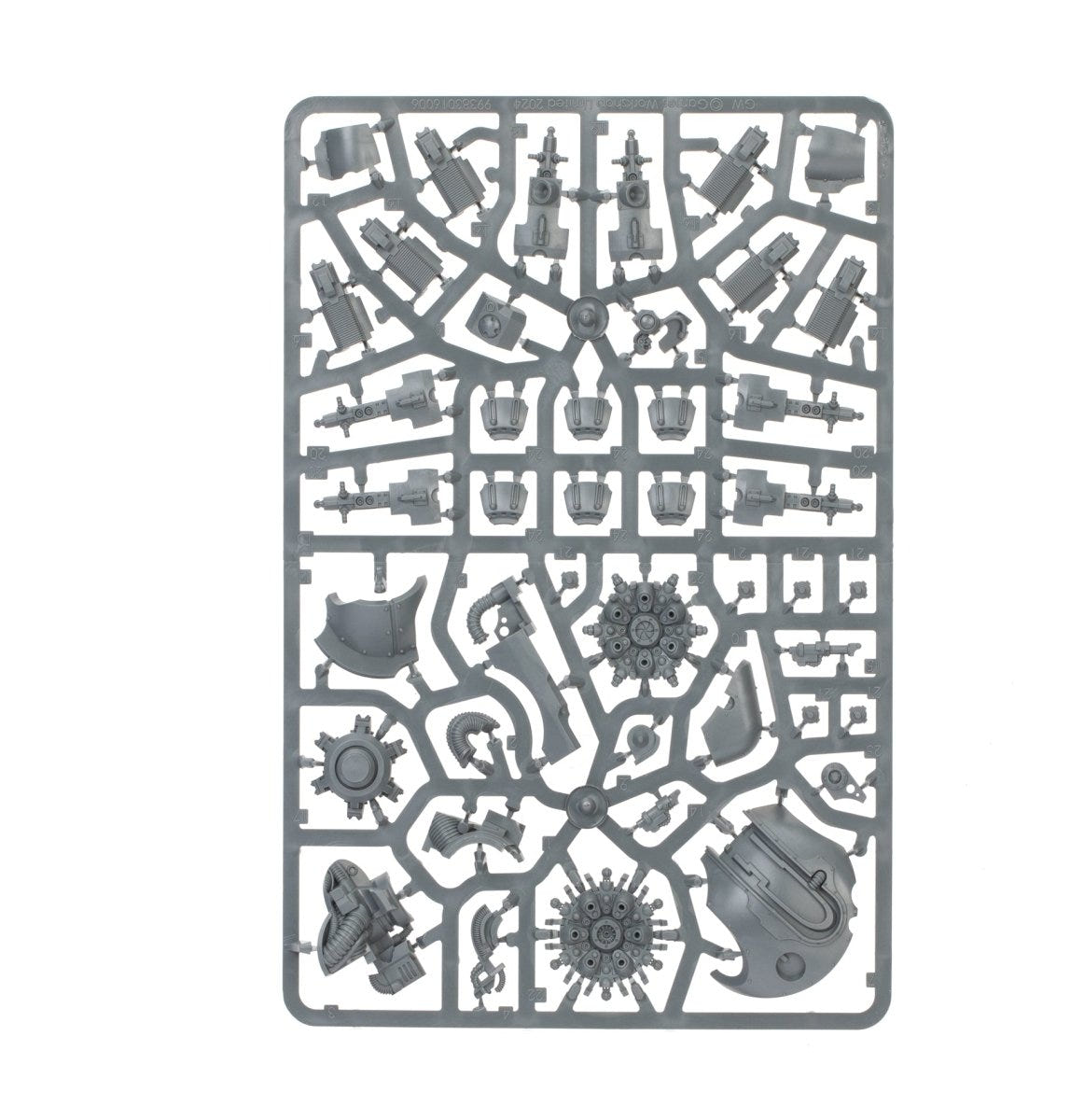 Horus Heresy Mechanicum Combat Force unpainted plastic sprue, frame 3 of 7