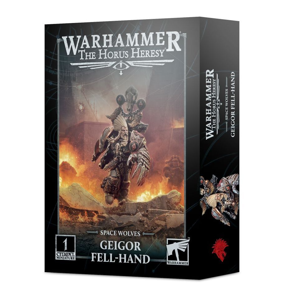 Warhammer The Horus Heresy Space Wolves Geigor Fell-Hand box, front view