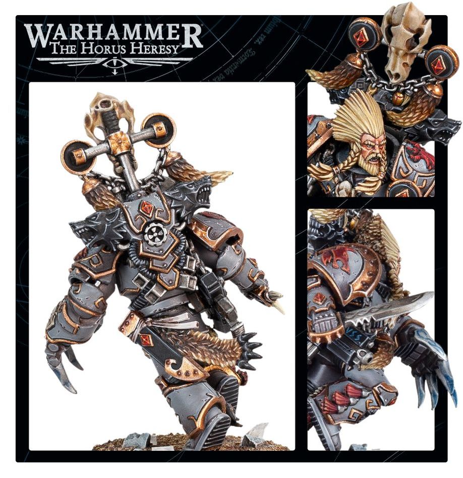 Horus Heresy Geigor Fell-Hand painted model with close-ups of the frost claw and trophies