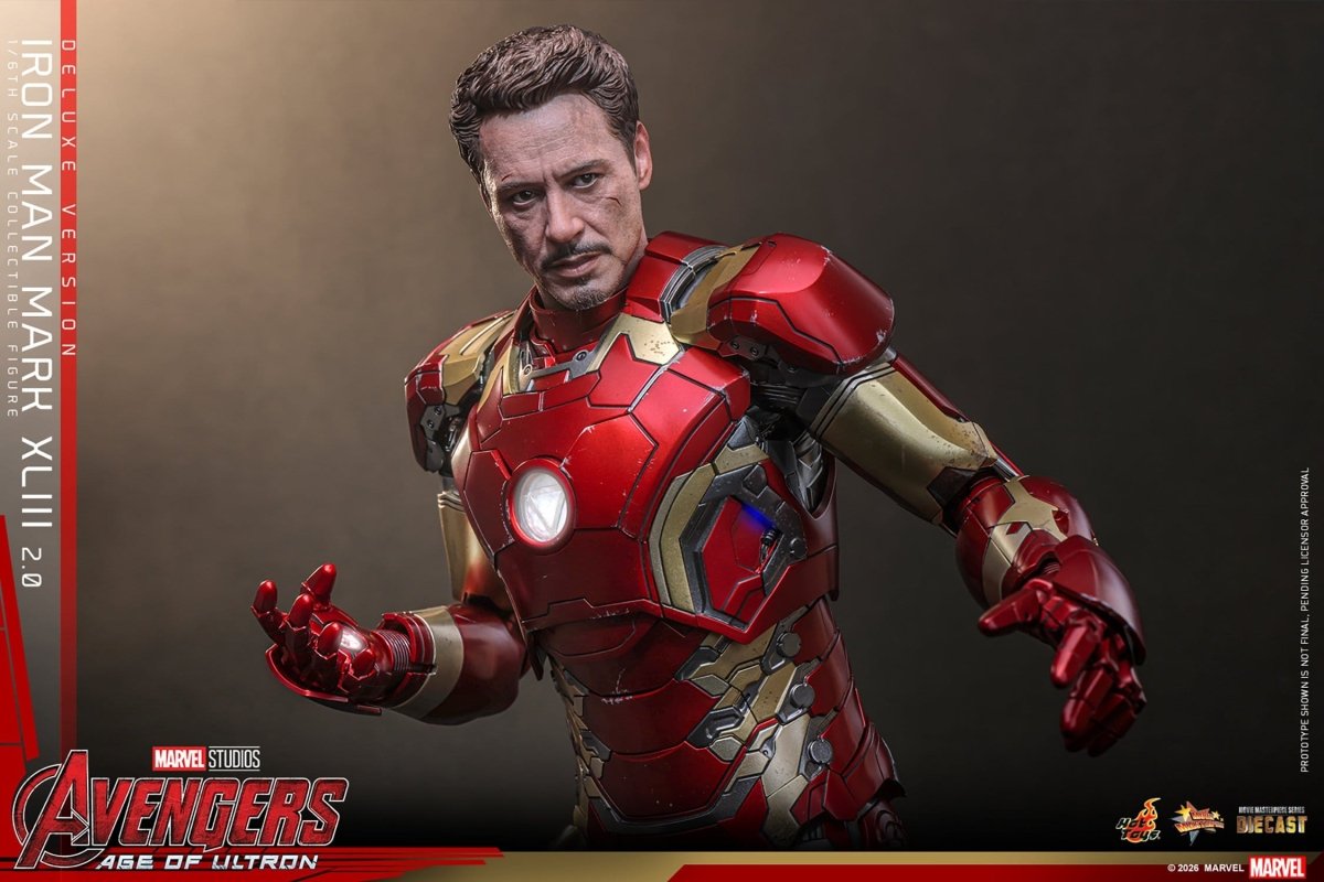 Hot Toys Iron Man: Age of Ultron Movie Masterpiece Iron Man Mark XLIII (2.0) (Deluxe Version) 32cm - Loaded Dice