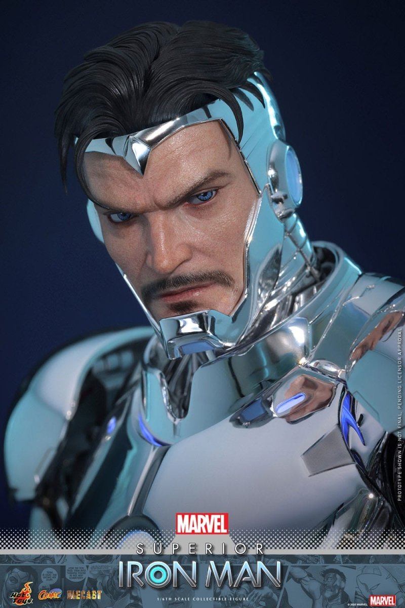 Hot Toys Iron Man: Marvel Comic Masterpiece Superior Iron Man 32cm - Loaded Dice