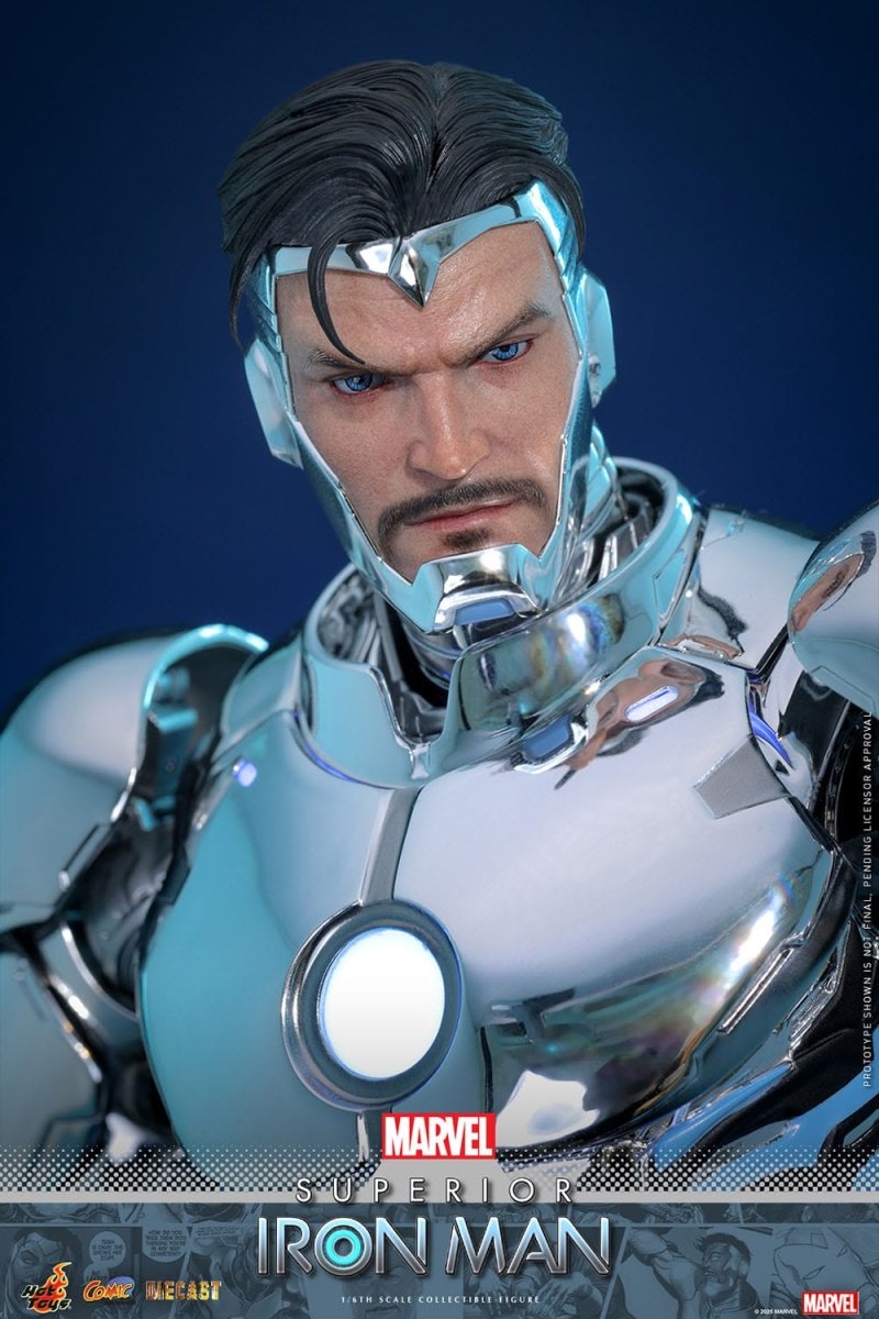 Hot Toys Iron Man: Marvel Comic Masterpiece Superior Iron Man 32cm - Loaded Dice