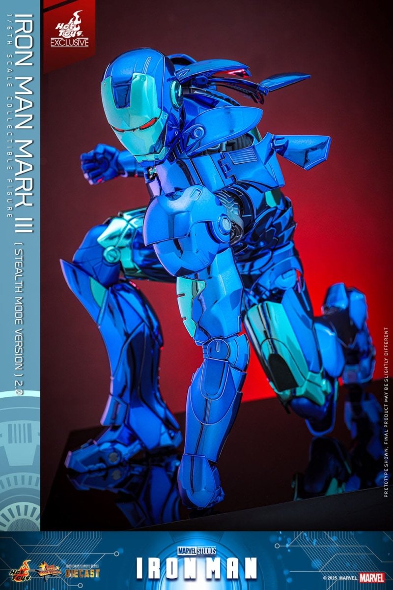 Hot Toys Iron Man: Movie Masterpiece Iron Man Mark III (Stealth Mode Ver.) 2.0 33cm - Loaded Dice