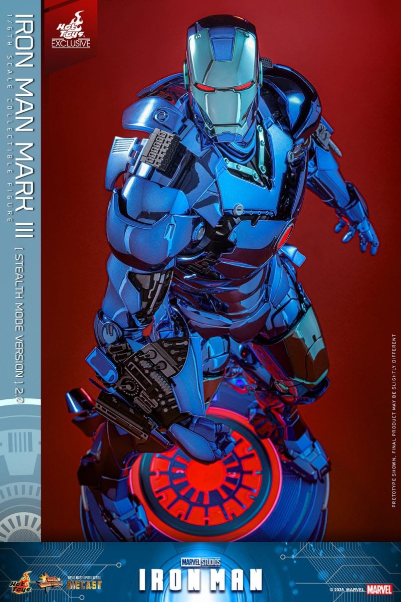 Hot Toys Iron Man: Movie Masterpiece Iron Man Mark III (Stealth Mode Ver.) 2.0 33cm - Loaded Dice