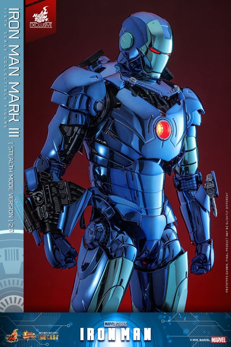 Hot Toys Iron Man: Movie Masterpiece Iron Man Mark III (Stealth Mode Ver.) 2.0 33cm - Loaded Dice