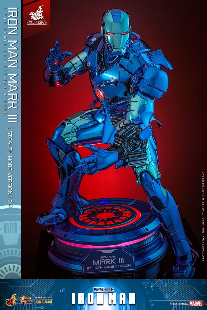 Hot Toys Iron Man: Movie Masterpiece Iron Man Mark III (Stealth Mode Ver.) 2.0 33cm - Loaded Dice