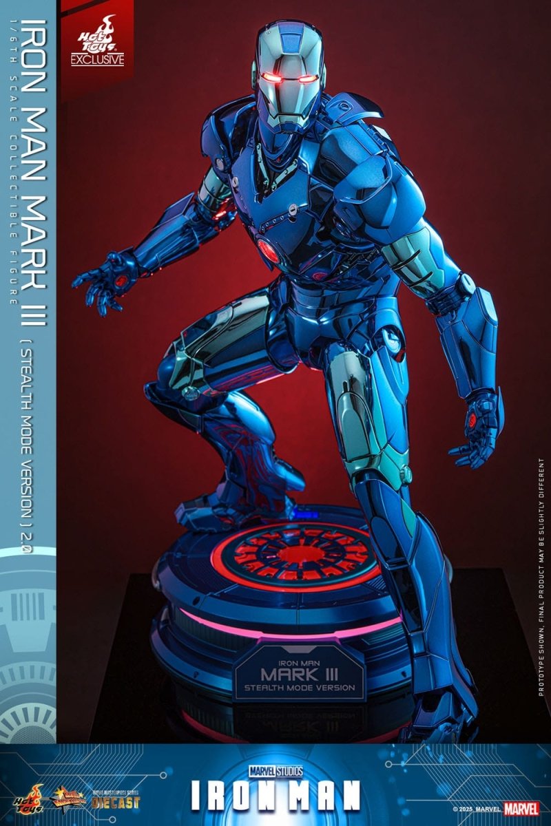 Hot Toys Iron Man: Movie Masterpiece Iron Man Mark III (Stealth Mode Ver.) 2.0 33cm - Loaded Dice