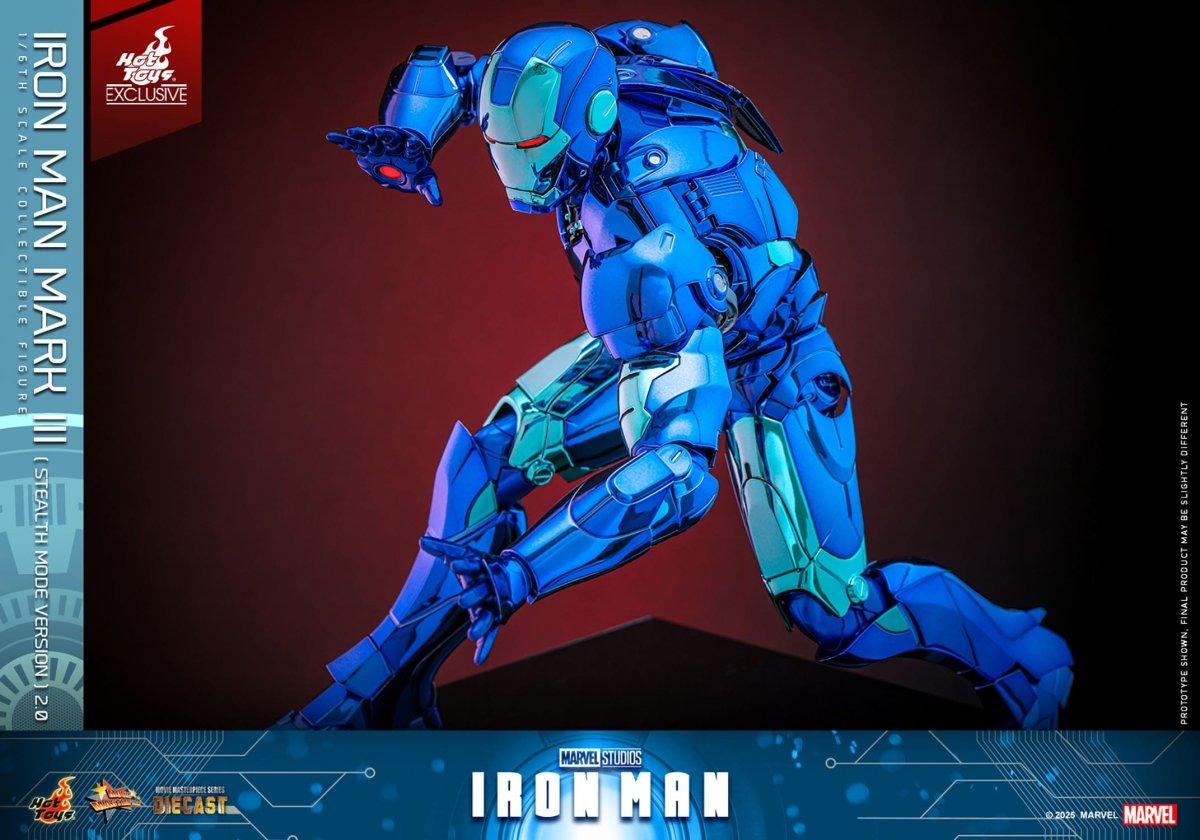 Hot Toys Iron Man: Movie Masterpiece Iron Man Mark III (Stealth Mode Ver.) 2.0 33cm - Loaded Dice