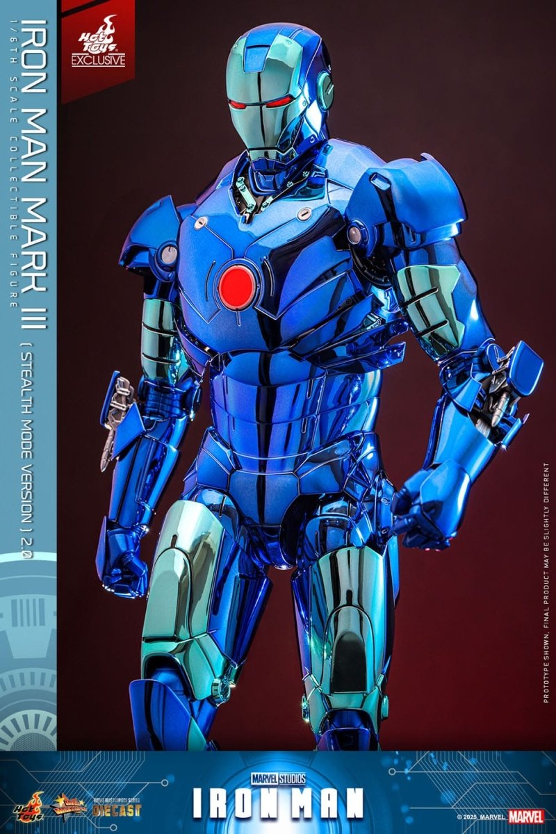 Hot Toys Iron Man: Movie Masterpiece Iron Man Mark III (Stealth Mode Ver.) 2.0 33cm - Loaded Dice