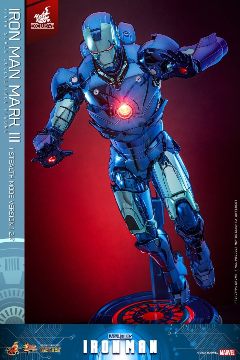 Hot Toys Iron Man: Movie Masterpiece Iron Man Mark III (Stealth Mode Ver.) 2.0 33cm - Loaded Dice