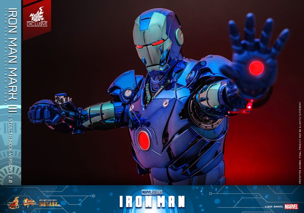 Hot Toys Iron Man: Movie Masterpiece Iron Man Mark III (Stealth Mode Ver.) 2.0 33cm - Loaded Dice
