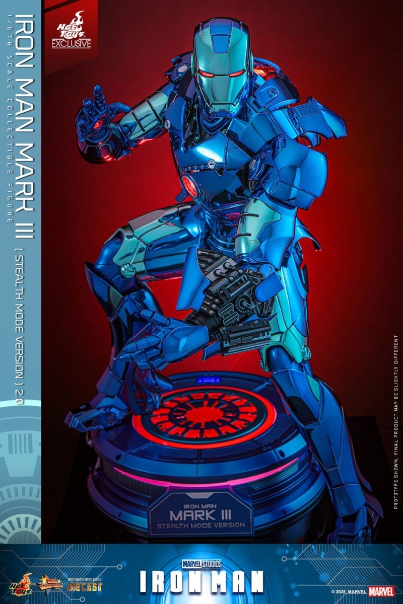 Hot Toys Iron Man: Movie Masterpiece Iron Man Mark III (Stealth Mode Ver.) 2.0 33cm - Loaded Dice