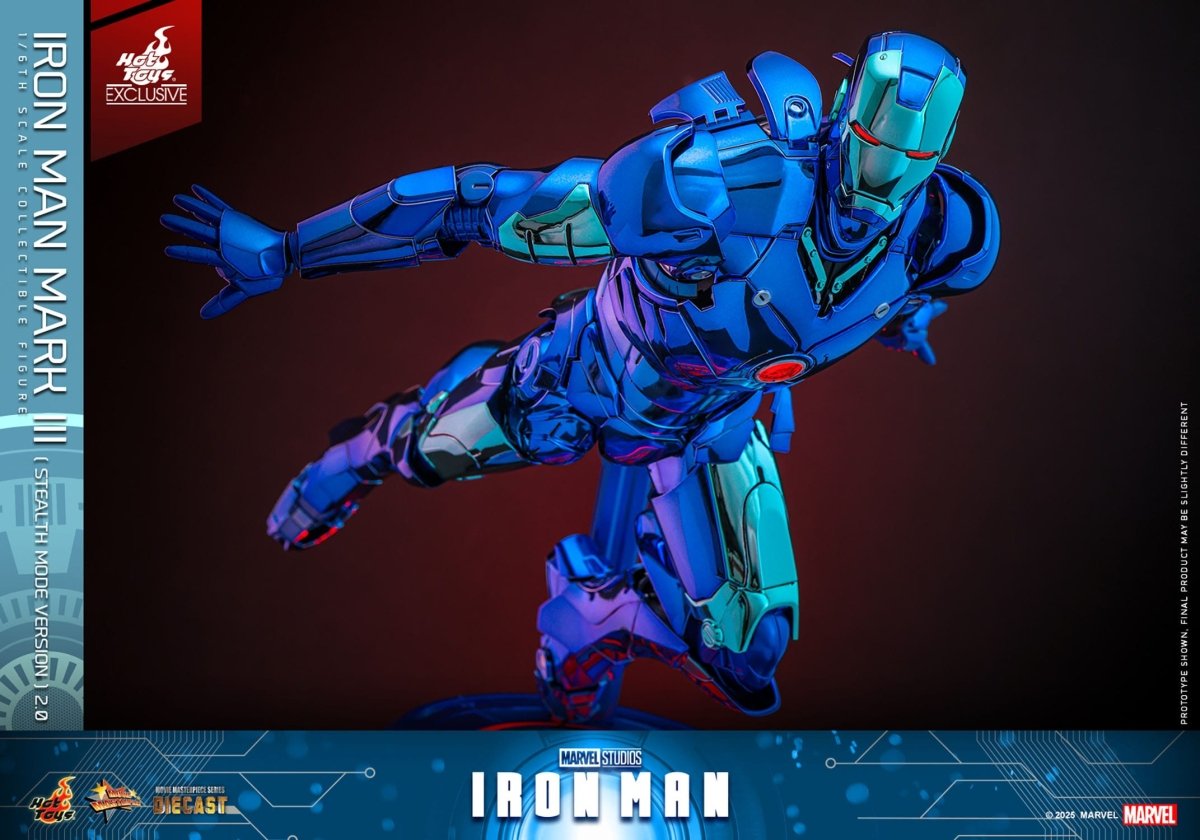 Hot Toys Iron Man: Movie Masterpiece Iron Man Mark III (Stealth Mode Ver.) 2.0 33cm - Loaded Dice