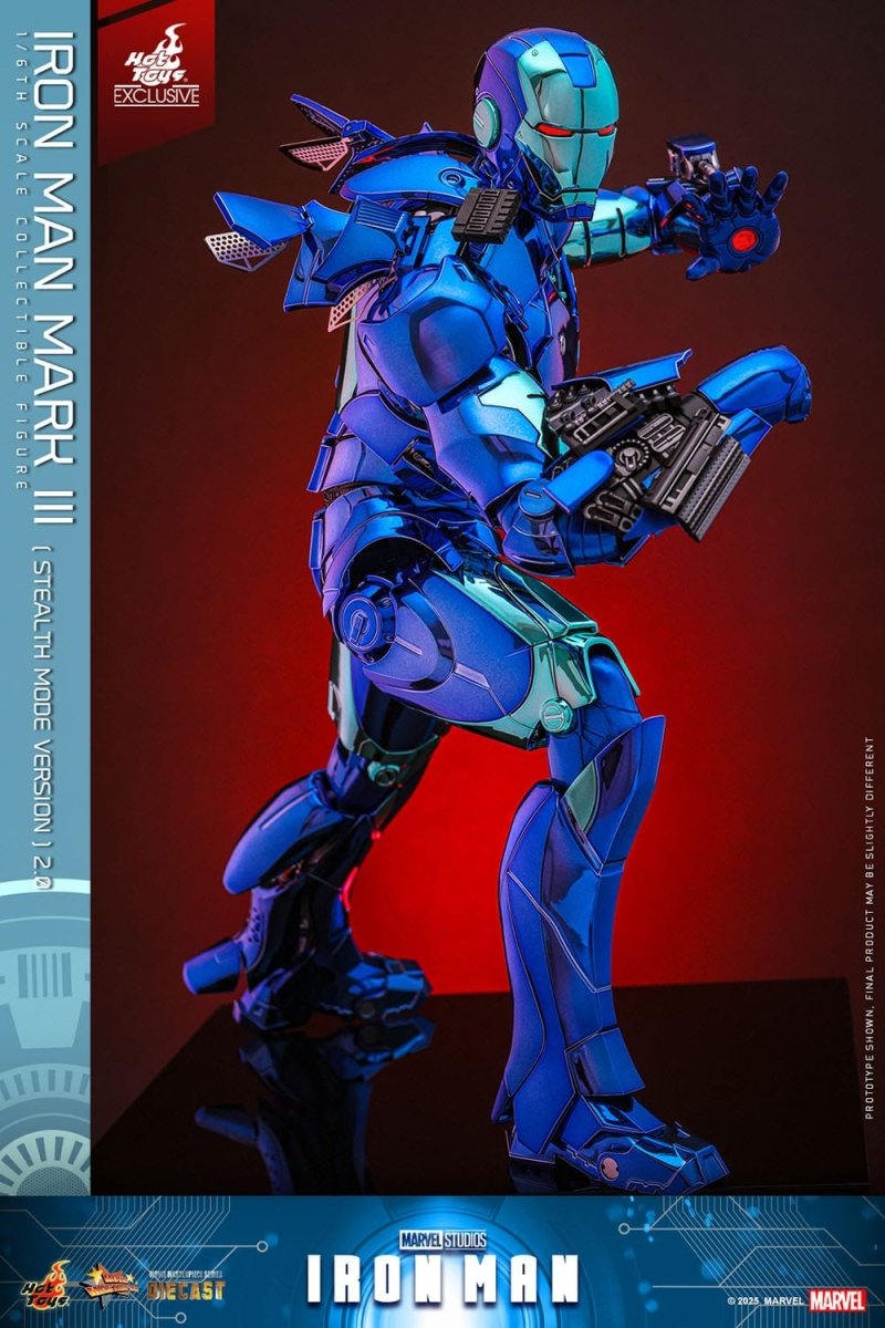 Hot Toys Iron Man: Movie Masterpiece Iron Man Mark III (Stealth Mode Ver.) 2.0 33cm - Loaded Dice