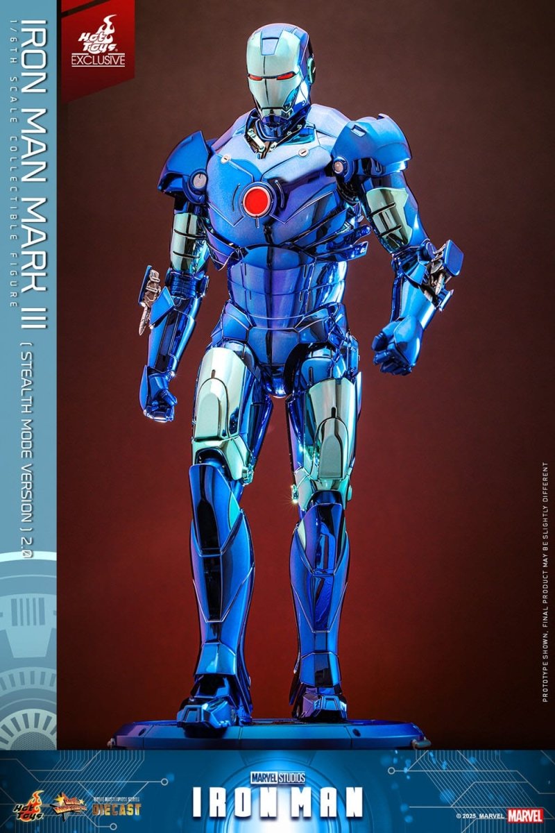 Hot Toys Iron Man: Movie Masterpiece Iron Man Mark III (Stealth Mode Ver.) 2.0 33cm - Loaded Dice