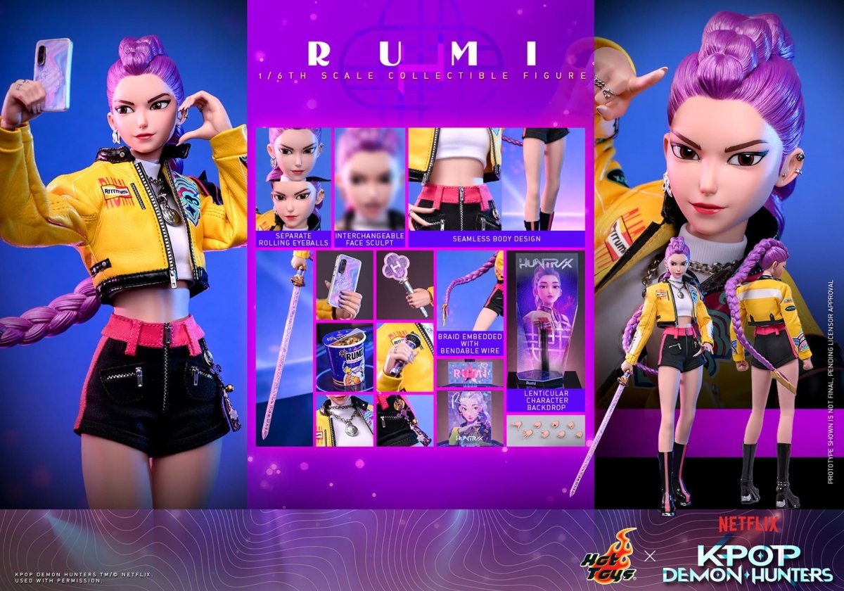 Hot Toys KPop Demon Hunters Rumi 1/6 28cm - Loaded Dice