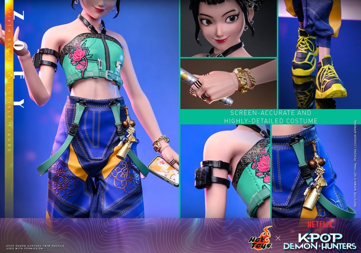 Hot Toys KPop Demon Hunters Zoey 1/6 27cm - Loaded Dice