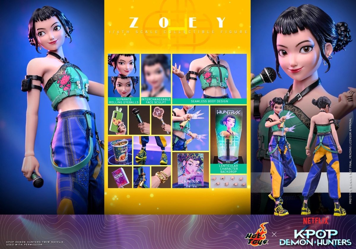 Hot Toys KPop Demon Hunters Zoey 1/6 27cm - Loaded Dice