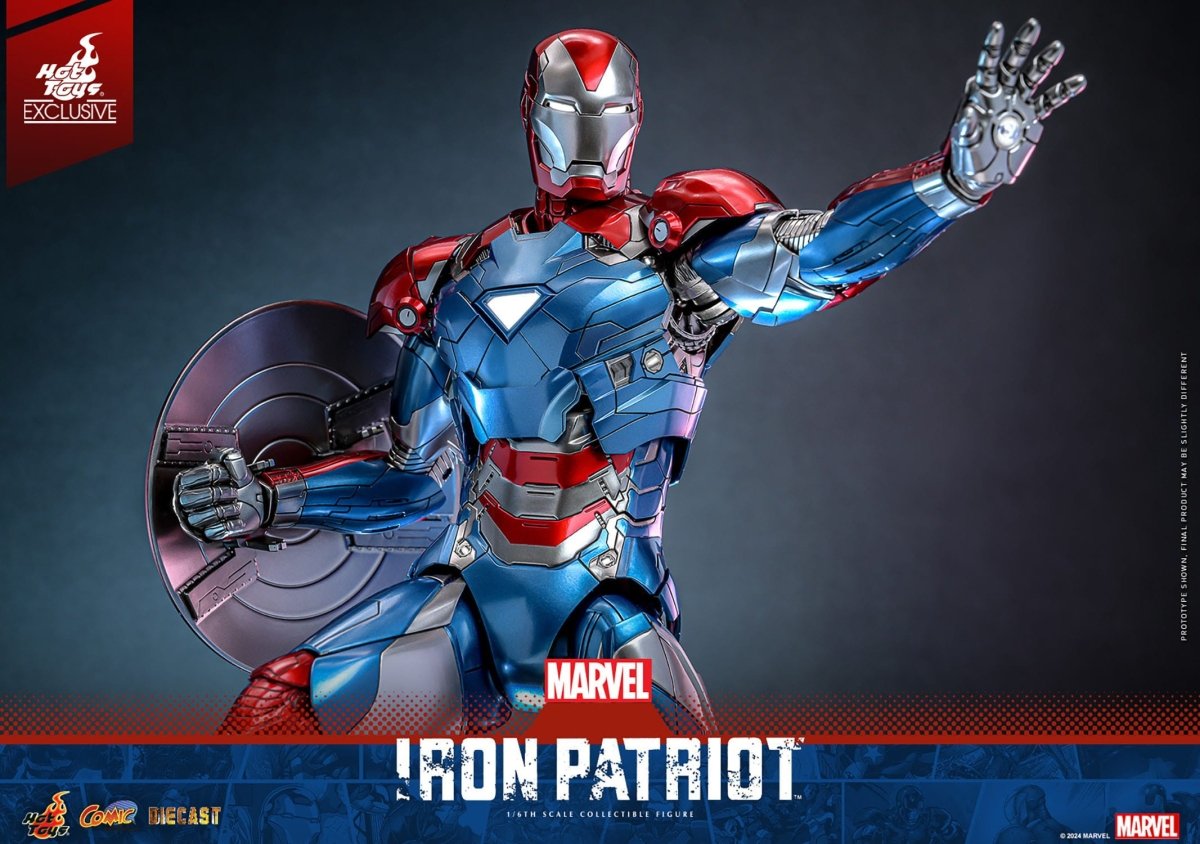 Hot Toys Marvel: Comic Masterpiece Iron Patriot 32cm - Loaded Dice