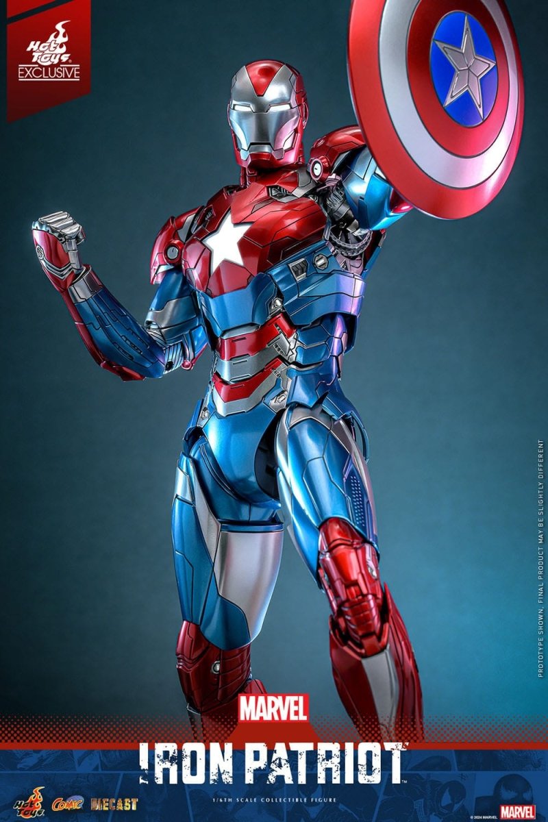 Hot Toys Marvel: Comic Masterpiece Iron Patriot 32cm - Loaded Dice