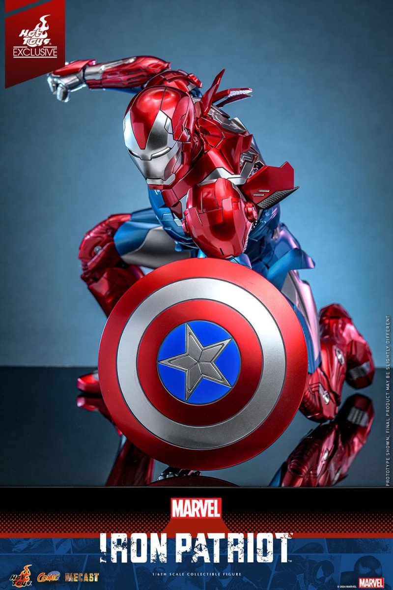 Hot Toys Marvel: Comic Masterpiece Iron Patriot 32cm - Loaded Dice