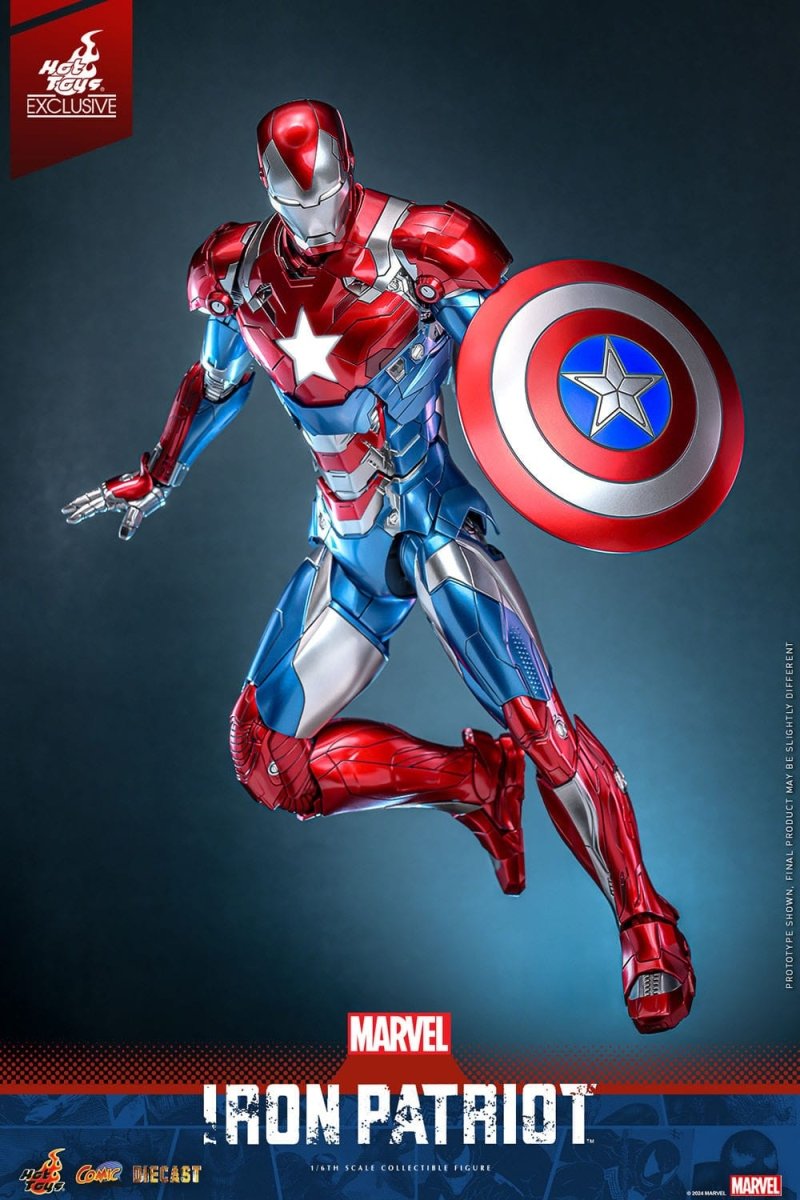 Hot Toys Marvel: Comic Masterpiece Iron Patriot 32cm - Loaded Dice