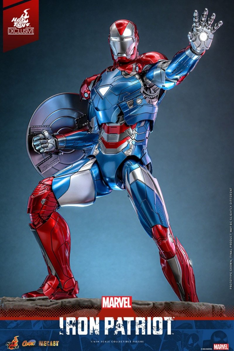 Hot Toys Marvel: Comic Masterpiece Iron Patriot 32cm - Loaded Dice