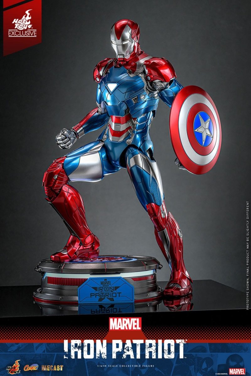 Hot Toys Marvel: Comic Masterpiece Iron Patriot 32cm - Loaded Dice