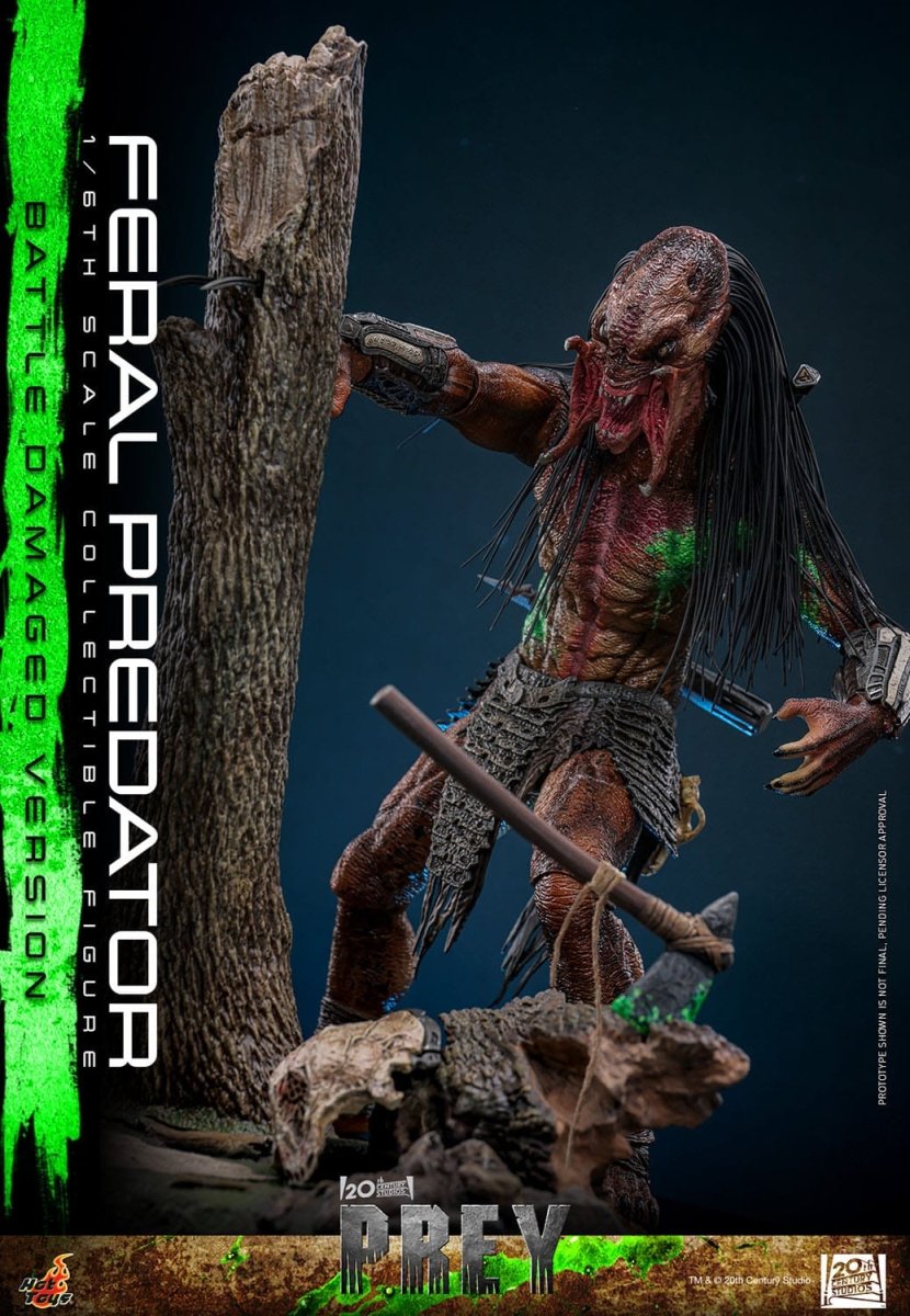 Hot Toys Prey: Feral Predator (Battle Damaged Version) 37cm - Loaded Dice