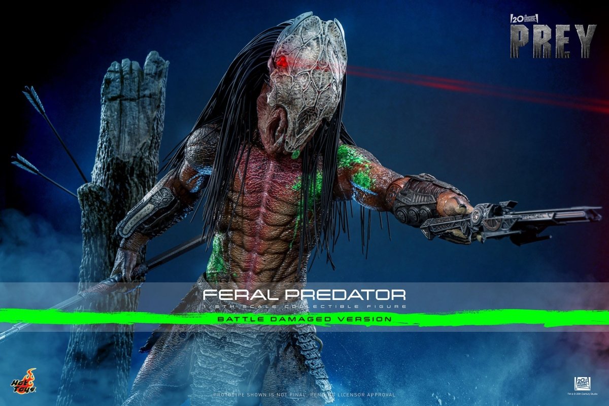 Hot Toys Prey: Feral Predator (Battle Damaged Version) 37cm - Loaded Dice