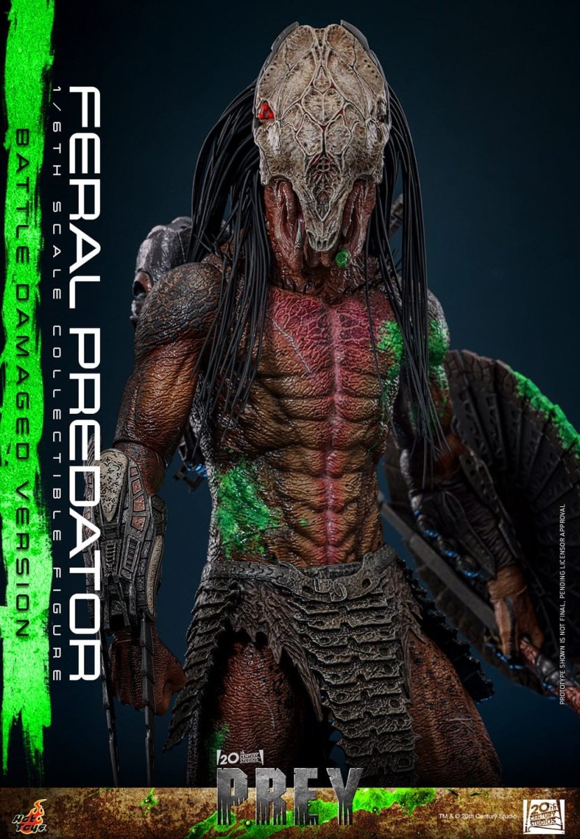 Hot Toys Prey: Feral Predator (Battle Damaged Version) 37cm - Loaded Dice